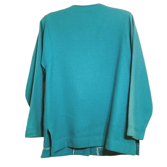 Doncaster II | Vintage Turquoise Blazer Jacket (Size 12) - Picture 9 of 9